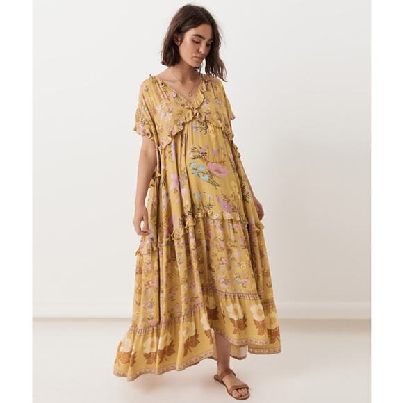 Spell and the Gypsy Collective Dresses & Skirts - Spell & The Gypsy Wild Bloom Gown Mustard Size Small
